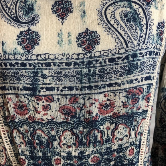 Anthro BirdCage Floral Print PaisleyPeasant Blouse - Picture 5 of 8